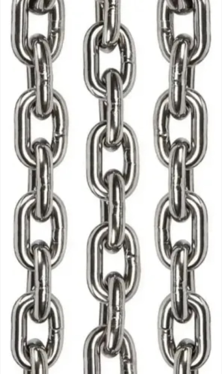 Corrente calibrada em aço inox 6 mm