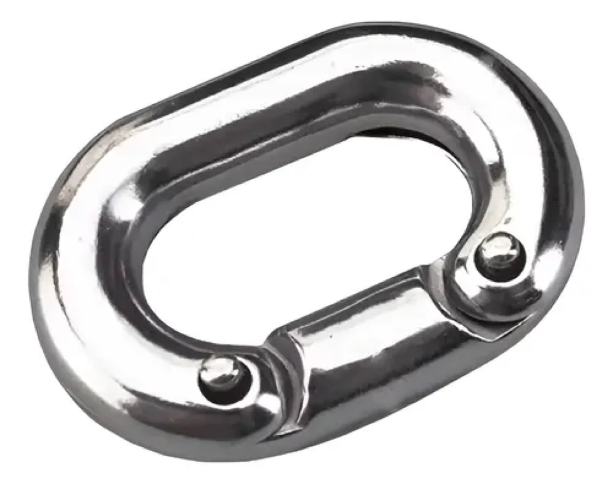 Elo conector de corrente inox 6 mm