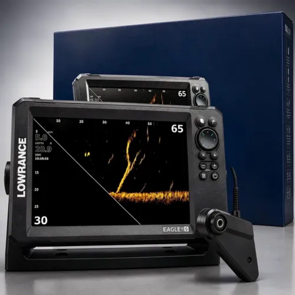 Sonar Lowrance Eagle Eye 9 com sonda Live