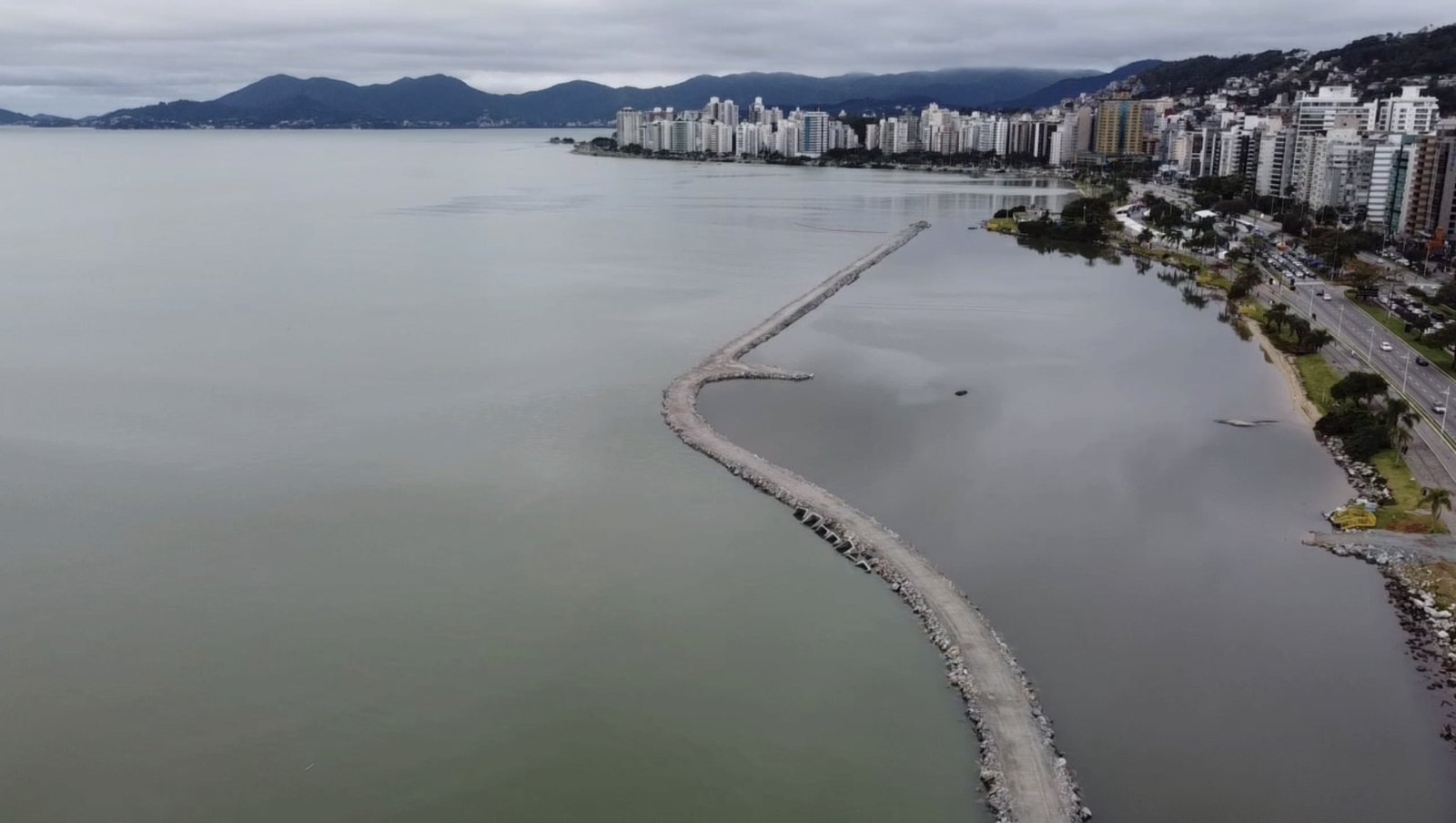 The breakwater advances on Beira-Mar Norte: see what stage Florianópolis's new marina is at and what comes next