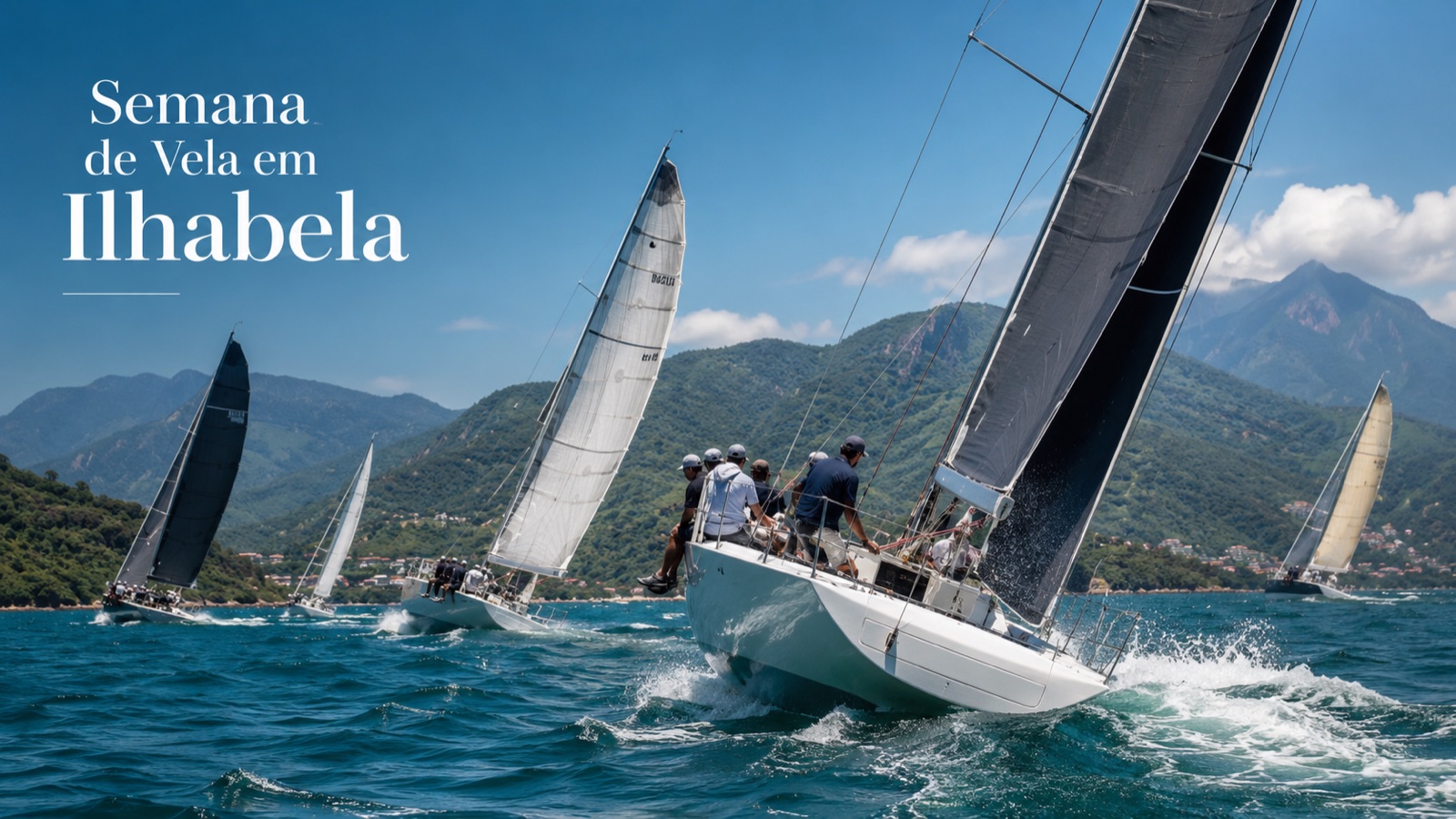 Semana de Vela de Ilhabela abre 53ª edição com mais de 100 barcos e a elite da vela oceânica