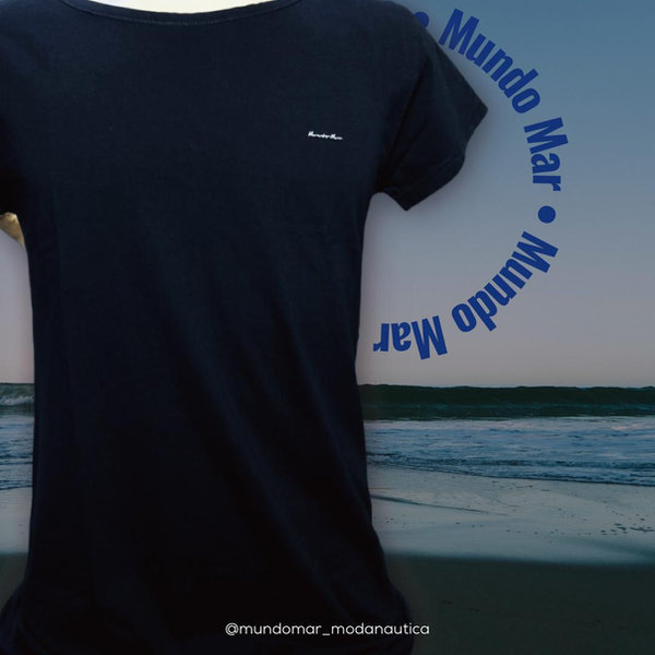 Vestido T-shirt Mundo Mar